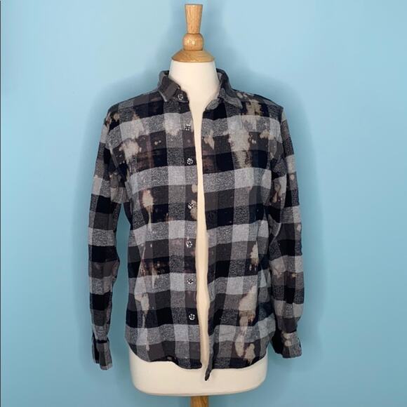 Pespow Bad B*tch Bleached Flannel Y4 - Picture 2 of 5